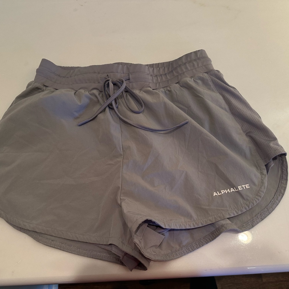 Alphalete Gray gym shorts Size S